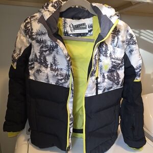 Spyder Black and White Winter Jacket